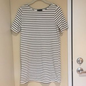 Lumière Striped T-Shirt Dress